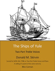 The Ships of Yule Two-Part choral sheet music cover Thumbnail